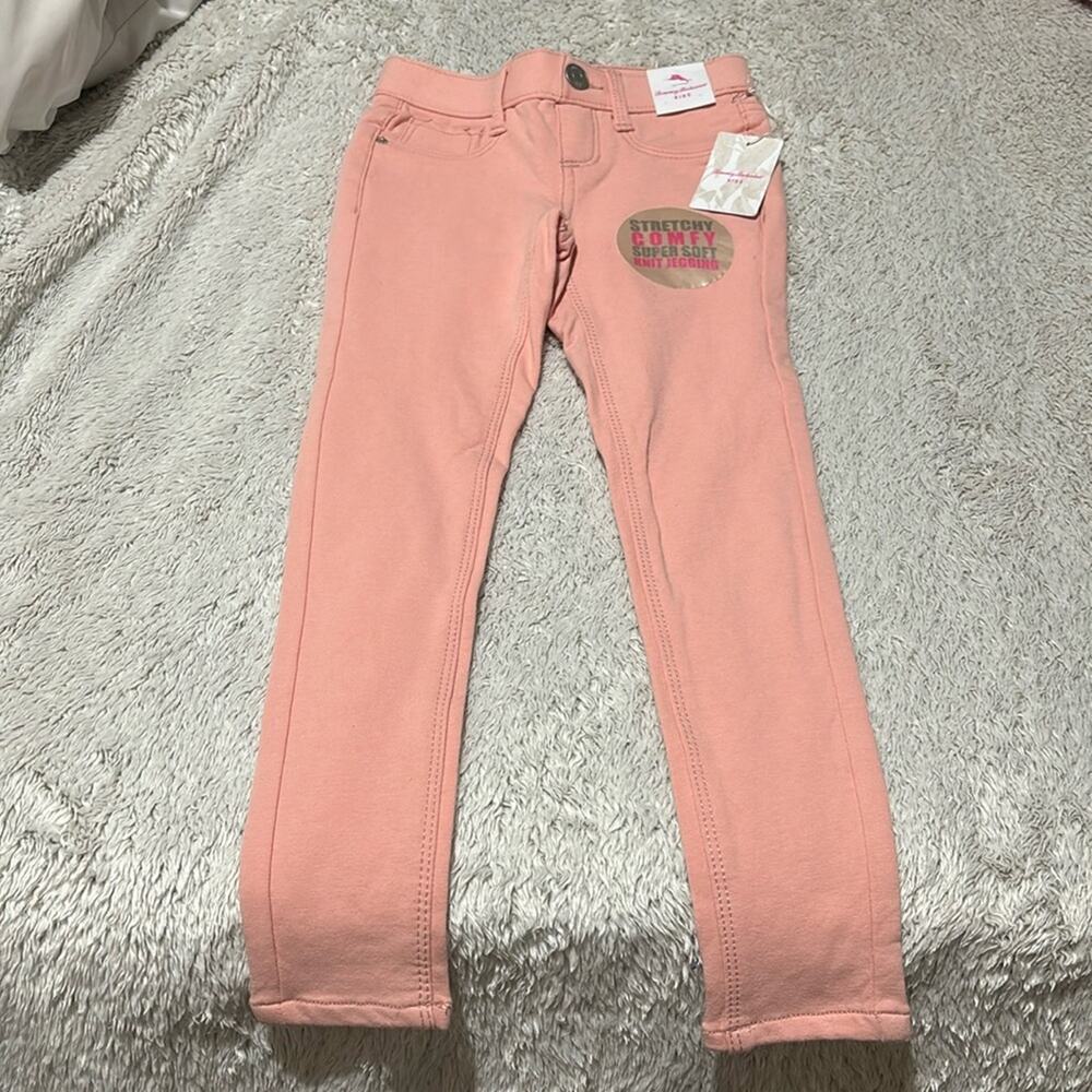 Tommy Bahama 5 pale pink cotton spandex jegging styled like jeans NWT